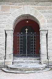 Entrance gate of Gjerpen church