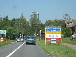 Entrance sign for Hollandsche Rading