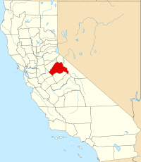 Location in the state of California