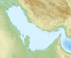哈伊马角在Persian Gulf的位置