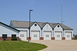Township fire station at Richfield Center