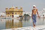 Sikh pilgrim at Harmandir Sahib