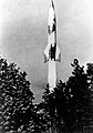 The launch of a V-2 rocket