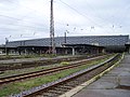 Train shed of Karl-Marx-Stadt Hauptbahnhof in 1976