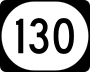 Iowa Highway 130 marker