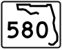 State Road 580 marker
