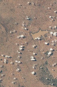 town, landscape and lake