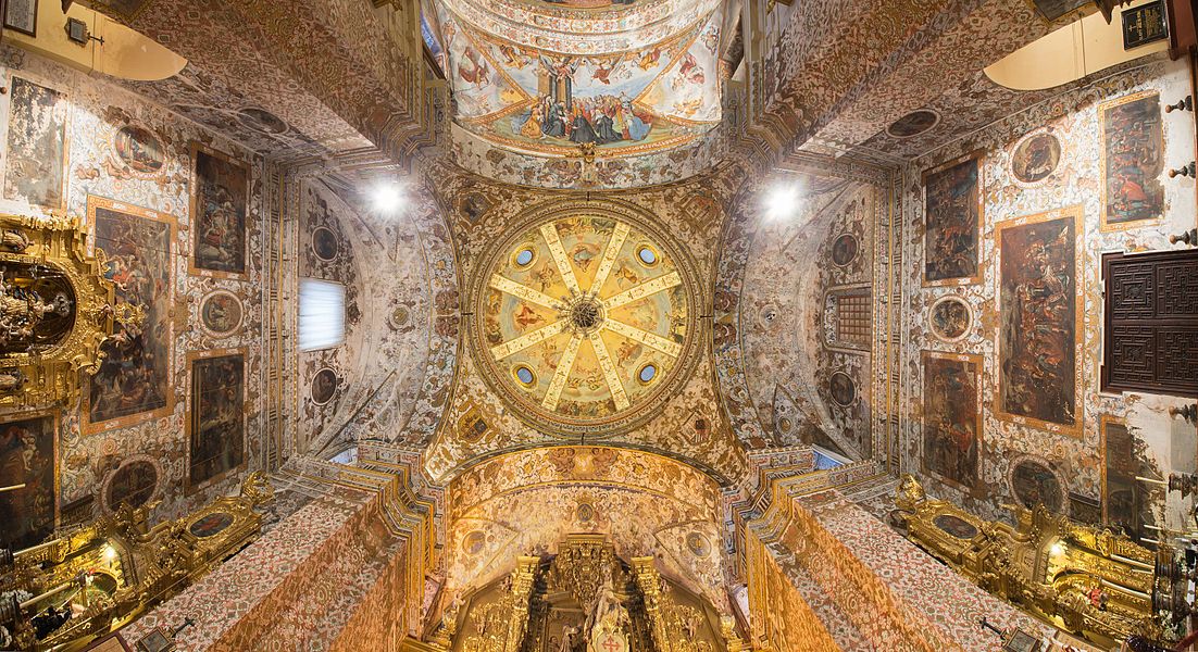 Spain: Dome of the Church of Our Lady of Remedios, Antequera.