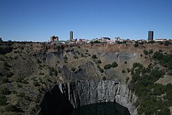 City center seen over the Big Hole