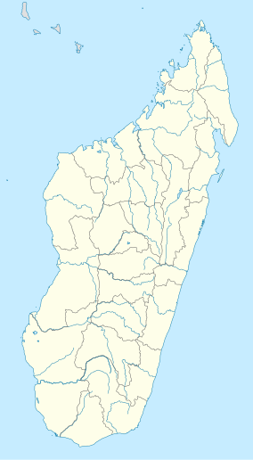 Map showing the location of Baie de Baly National Park