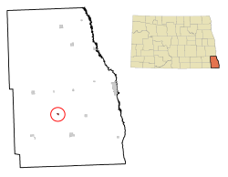 Location of Mantador, North Dakota
