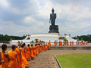 Buddhist monks in Thailand.