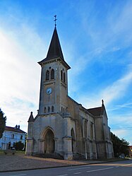 The church in Port-sur-Seille