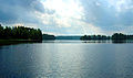Lake Sarkavesi in Mäntyharju, Finland