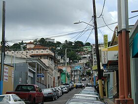 Street in barrio-pueblo