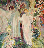 Three Women in a Garden, 1922, oil on canvas, Philadelphia Museum of Art