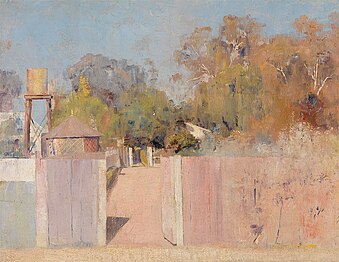 The old barracks at Collendina, 1891, National Gallery of Australia