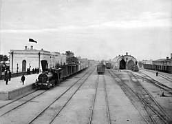 Samarkand railway station in 1890