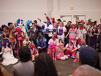 Bronies at a cosplay session