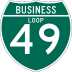 Interstate 49 Business marker