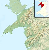 Snowdon Yr Wyddfa is located in Gwynedd