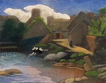 Pond at Pont-Aven (aquatint)