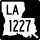 Louisiana Highway 1227 marker