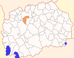 Location of Municipality of Sopište