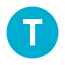 "T" train symbol