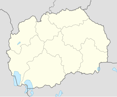 Locations of the 2016-17 Macedonian Handball Super League