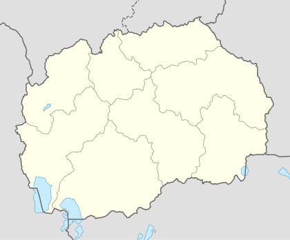1997–98 Macedonian Second Football League is located in North Macedonia