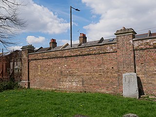 North perimeter wall