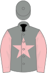 Grey, pink star and sleeves