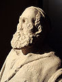 Sculpture of an old man, possibly a philosopher. Ai Khanoum, 2nd century BCE.