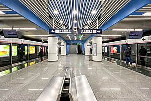景泰站站台