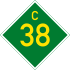 C38 road shield}}