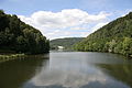 View of the dam from the lake