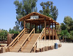 Safari Park giraffe feeding platform