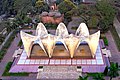 Aerial view of the mausoleum