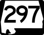 State Route 297 marker