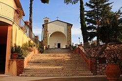 The church of Madonna di Lourdes