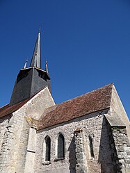 The church in Auvilliers-en-Gâtinais