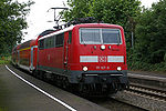 DB 111 147 at Castrop-Rauxel in July 2007