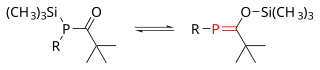 Becker反应，R=甲基或苯基，TMS=三甲硅基