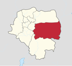 Bole (red) within Addis Ababa