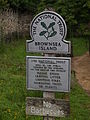 Brownsea Island Entrance Sign