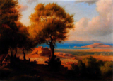 Landscape painting by Charles Ross.