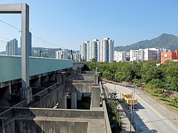 1號月台西端擴建預留位置（2010年11月）