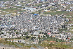Balata as seen from Mount Gerizim