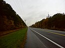 A view of MD 413 south of Lovers Lane